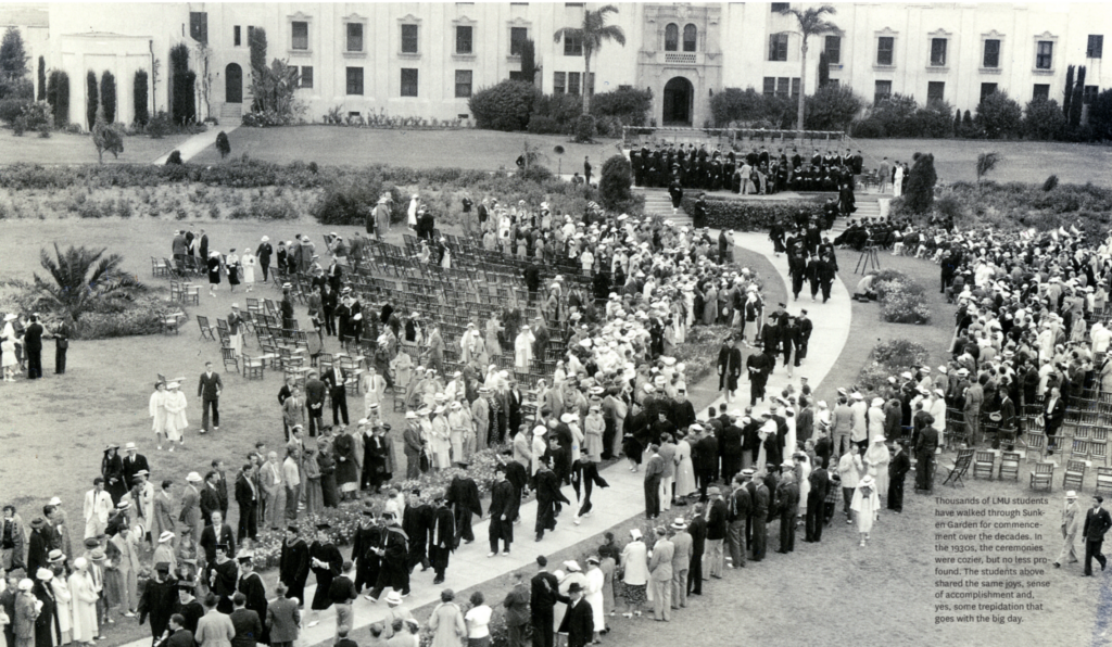 Commencement Circa 1930 (from the Centennial Yearbook)