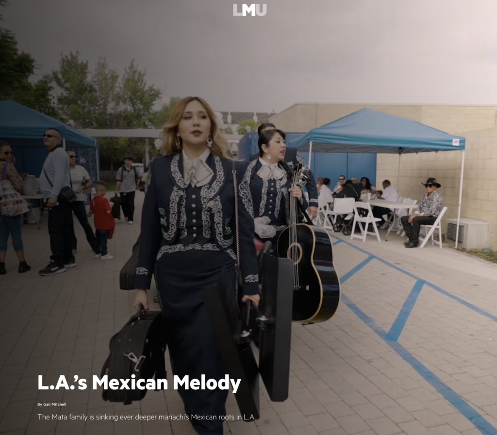 LAs Mexican Melody (performers walking to performance)