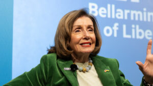 Speaker Emerita Nancy Pelosi, P '92