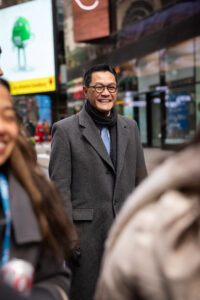 President Poon at Times Square