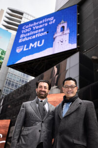 COO Kiralla and President Poon at Times Square