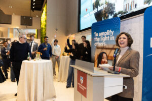 Emma Carrasco at 30 Rock reception