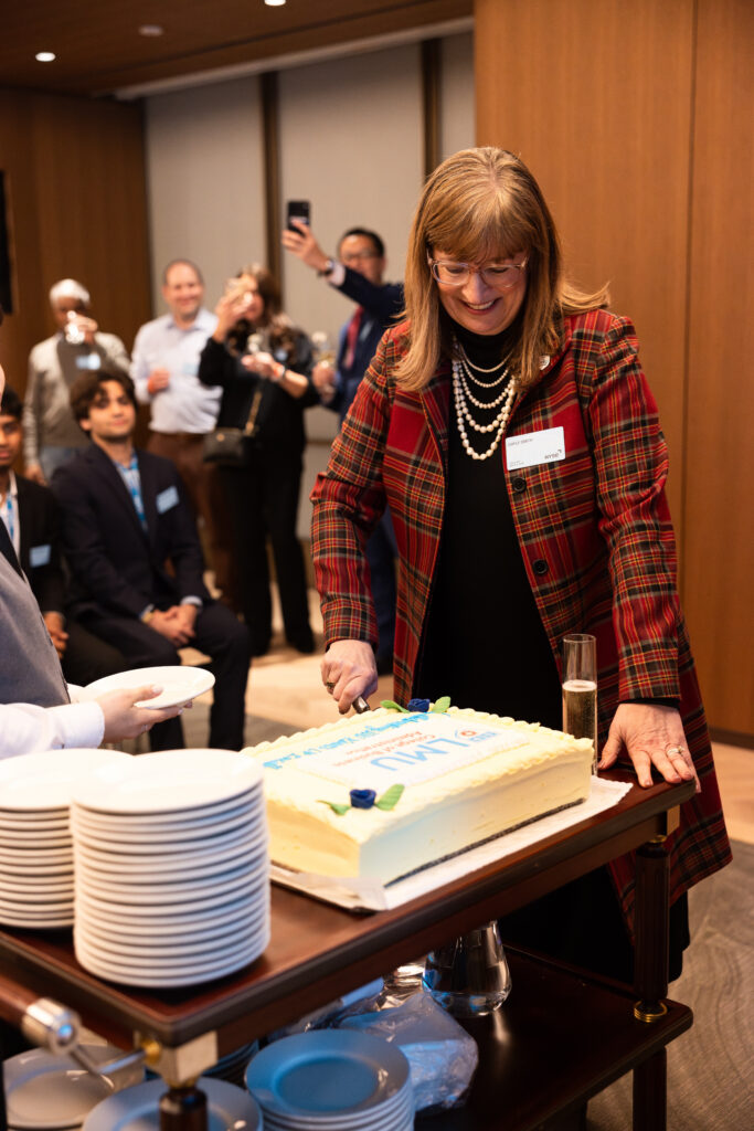 Cutting the CBA 100th Birthday Cake at NYSE