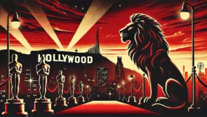Lion Overlooking Oscars Night