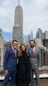President Poon, Victoria Gerken, & John Kiralla