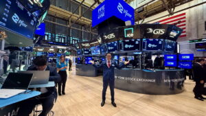 President Poon on NYSE Trading Floor