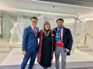 President Poon, COO Kiralla, Dean Smith