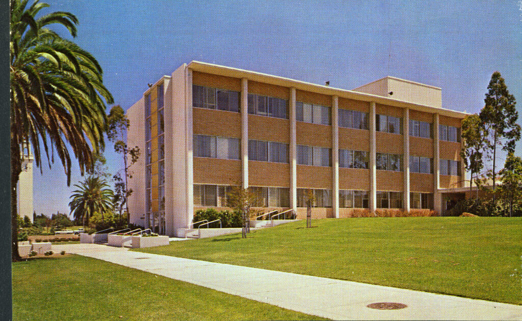 Malone Student Center Postcard, c.1958