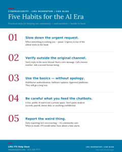 Five Habits in AI Era