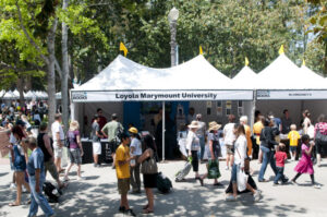 LMU Booth at the Festival of Books