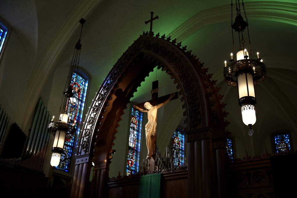 Inside Sacred Heart Chapel