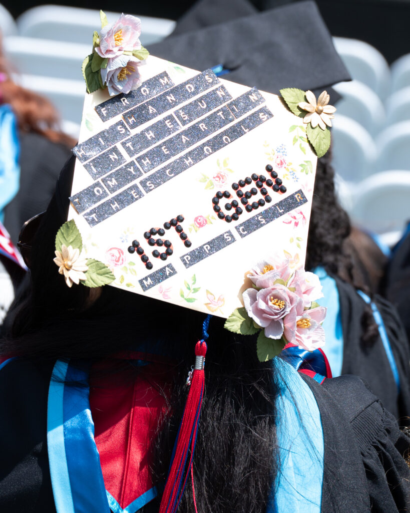 Graduates with Decorated Gowns